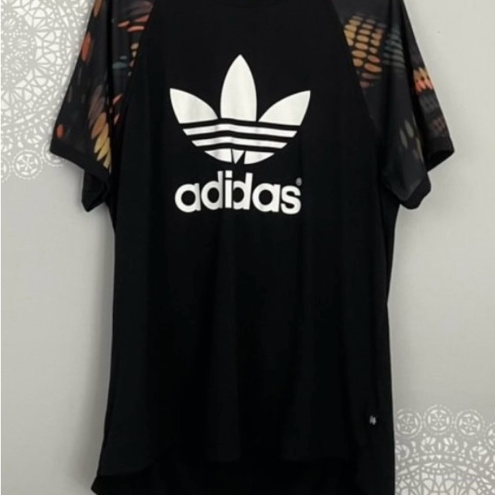 Adidas Originals x Rita Ora Cut-Out T-Shirt Logo Dress Size Medium
